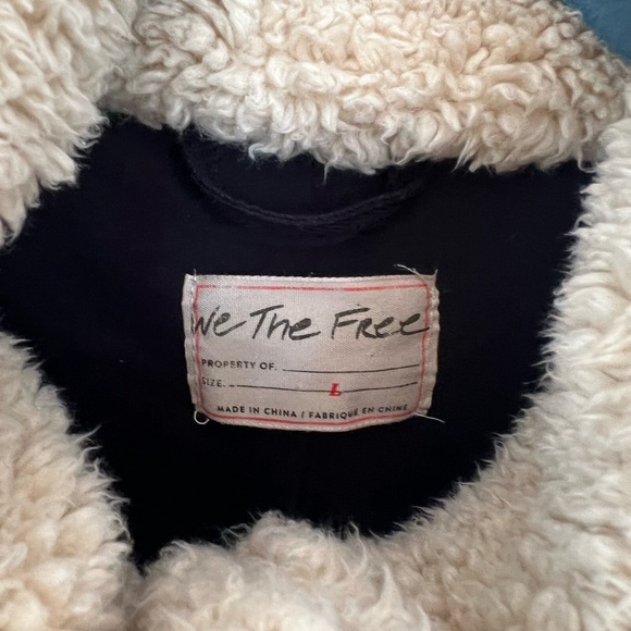 We The Free Avery Embroidered Teddy Coat - Picture 7 of 8